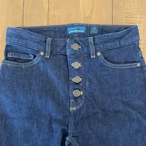 Patagonia Button Front Slim Denim 26 high rise